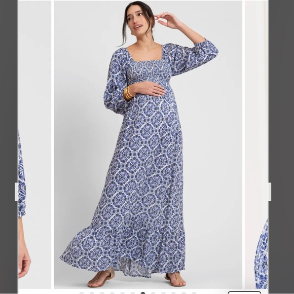 Seraphine maternity maxi dress size 4 - Picture 1 of 9